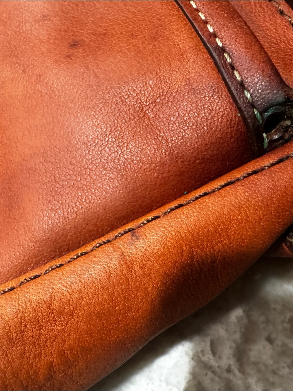 Coach Legacy Shoulder Bag in Cognac Brown with Brass Hardware - Picture 6 of 13